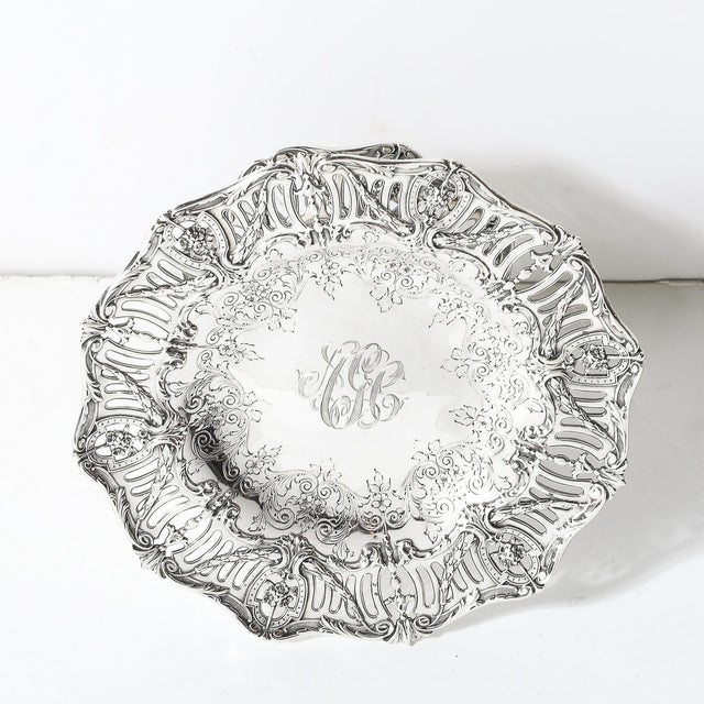 1900s Pair of Aesthetic Movement Sterling Silver Tazas Signed Hardy & Hayes Co. For Sale - Image 18 of 18