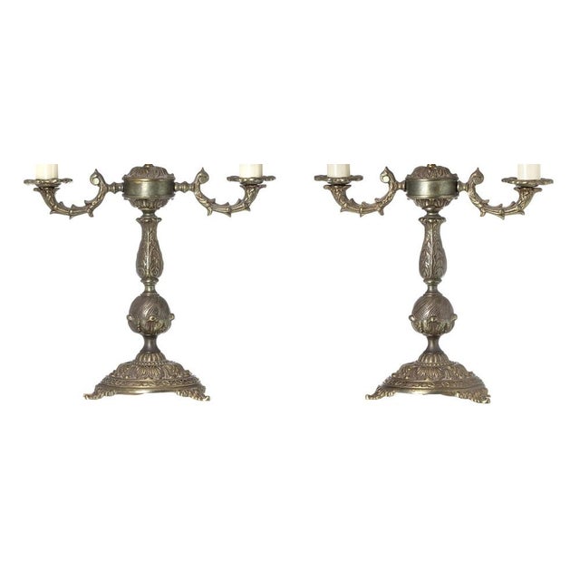 European Table Lamp, Set of 2 For Sale - Image 6 of 8
