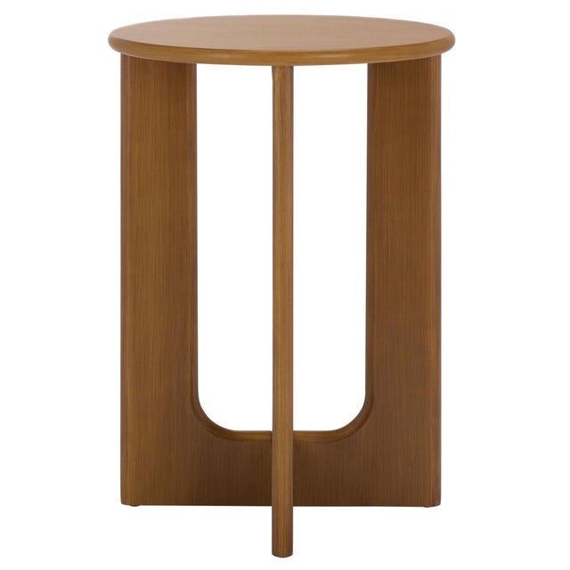 Wood Ashanka End Table in Walnut For Sale - Image 7 of 8