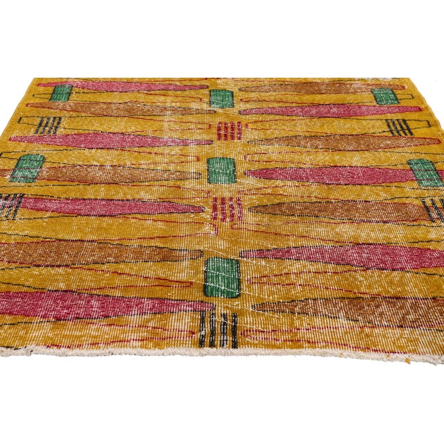Zeki Muren Vintage Turkish Sivas Rug, 03'08 X 07'01 For Sale - Image 4 of 10