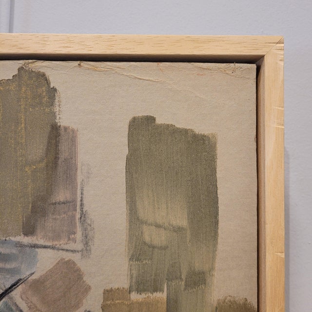 Reynold Henri Arnould, New York Subway, Early 20th Century, Canvas & Cardboard, Framed For Sale - Image 18 of 18