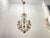 Vintage Crystal Ceramic Rose Chandelier, 1960s For Sale - Image 9 of 15