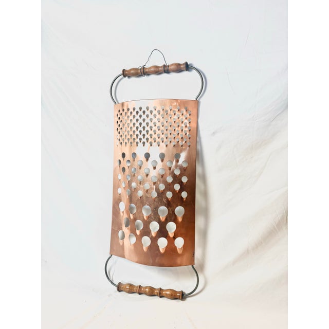 What could be grater?! Authentic 1979 wall sculpture by design duo Curtis Jeré. Part of the giant kitchen utensil series,...