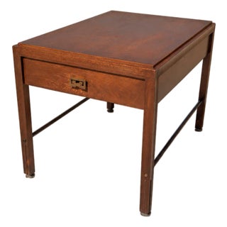 Crown City Table Co. Mid-Century Modern Wood Nightstand / End Table For Sale