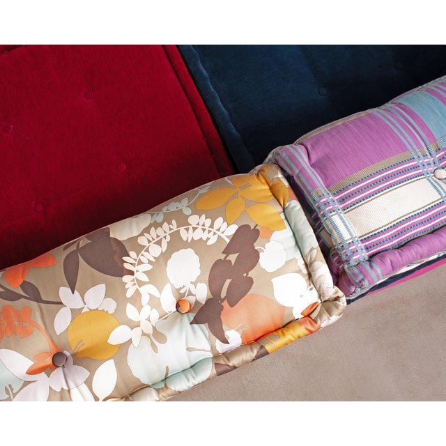 Mah Jong 27 Piece Kenzo Missoni Sofa by Hans Hopfer for Roche Bobois For Sale - Image 15 of 18