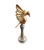 1980s European Carved Wood Bird Sculpture on Finial 10.25" H For Sale - Image 5 of 7