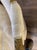 French Louis XVI White Bergere Tufted Wingback Arm Chair - Down Cushion #2 For Sale - Image 4 of 5
