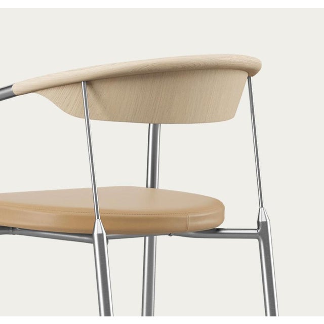 Chairman Chair in Oak with Upholstery in Sand by Henrik Tengler for One Collection For Sale - Image 9 of 15