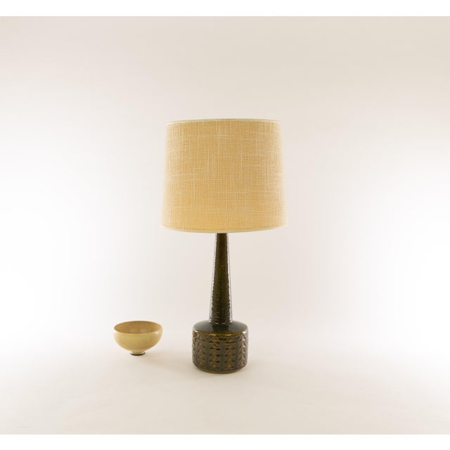 Model DL/35 table lamp made by Annelise and Per Linnemann-Schmidt for Palshus in the 1960s. The colour of the handmade...