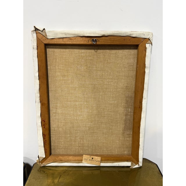 Martin J. Murray (American, 1908–1997) "Self Portrait" Oil, 1977 For Sale - Image 10 of 10