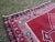 Raspberry Red Muted Pastel Colors Authentic Handmade Wool Rug 5'8'' X 13'2'' For Sale - Image 8 of 11
