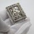 This decorated miniature frame was handmade in Arezzo, Tuscany, during the 1970s/1980s. Crafted in Continental Silver...