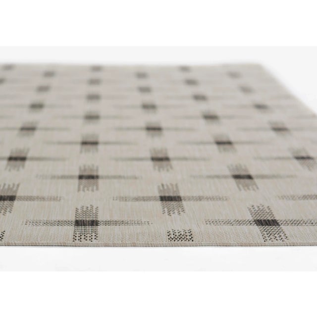 Contemporary Momeni Contemporary Indoor/Outdoor Riviera Classic Rug in Ivory, 2'7" x 7'6" Runner For Sale - Image 3 of 10