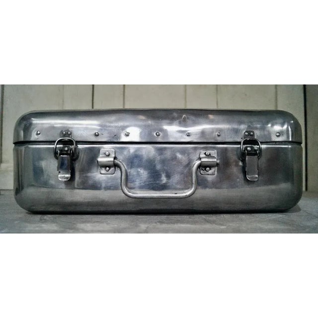 Vintage Aluminium First Aid Box, 1940s For Sale - Image 12 of 12