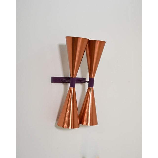 Model S-2021 Copper Wall Lamps by Hans-Agne Jakobsson, 1960s, Set of 2 For Sale - Image 12 of 14