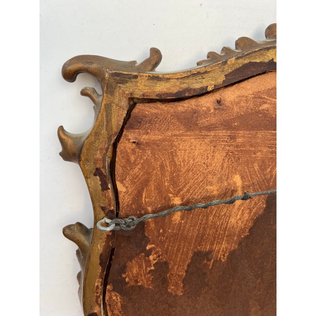 Antique French Romantic Frame & Picture Reproduction Print For Sale - Image 4 of 11