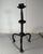 Antique Hand-Forged Wrought Iron Tripod Candle Holder. For Sale - Image 9 of 12