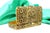 Gilded Silver Box with Chiseled Floral Motifs and Central Card with Children Playing Game, in Good conditions. Designed...