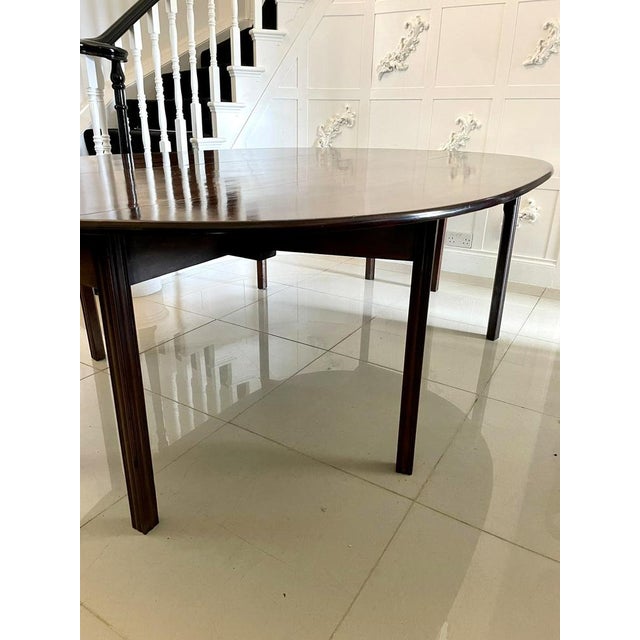 Large George III Irish Mahogany Dining Table, 1780s For Sale - Image 12 of 16