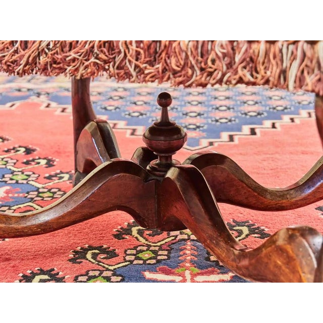Neo-Renaissance Louis XIII Armchair with Tapestry For Sale - Image 4 of 7