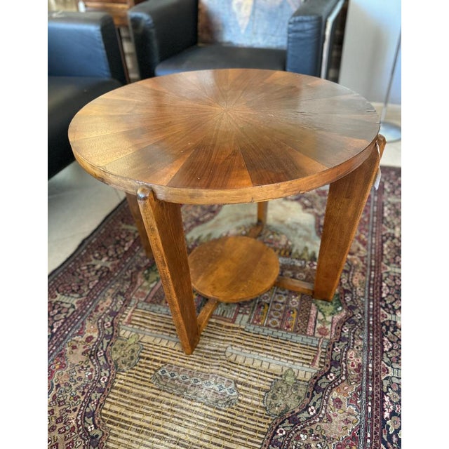 Wood Art Deco Coffee Table, 1930s For Sale - Image 7 of 8