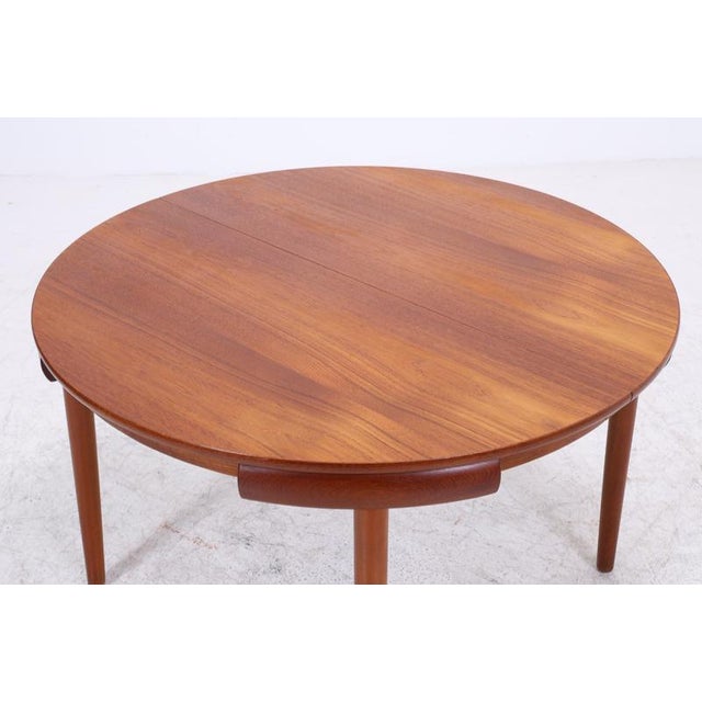 Vintage Teak Roundette Dining Table by Hans Olsen for Frem Røjle For Sale - Image 10 of 17