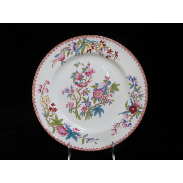 Royal Doulton Royal Doulton Ito Smooth E2929 Exotic Song Bird 10 1/4" Dinner Plate Set of 4 For Sale - Image 4 of 9