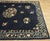 1920s Antique Blue Rectangle Floral Deco Room Size Knotted Chinese Peking Rug For Sale In New York - Image 6 of 6