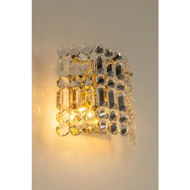 Crystal Sconces from Kinkeldey, Germany, 1970s, Set of 2 For Sale - Image 8 of 10