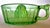 Art Deco 1930s Uranium Glass Juice Reamer For Sale - Image 3 of 5