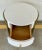 Bungalow 5 Villa & House Modern White and Gold Bodrum Side Table For Sale - Image 4 of 6
