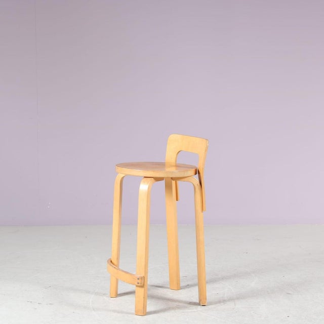 K65 Stool by Alvar Aalto for Artek, Finland, 1960s For Sale - Image 10 of 11