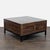 Modern Crate & Barrel Square Coffee Table For Sale - Image 3 of 9