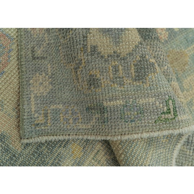 Turkish Oushak Rug 3'9" x 6'2" #19219 For Sale In Houston - Image 6 of 8