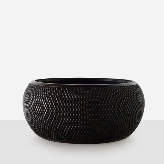 Chinese Carved Zitan Wood Lidded Container - needs photo For Sale In San Francisco - Image 6 of 7