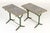 19th Century Garden Tables with Marble Tops, Set of 2 For Sale - Image 9 of 11
