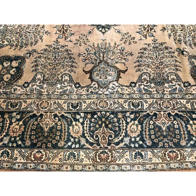 Textile Antique Contemporary Persian Tabriz Rug For Sale - Image 7 of 10