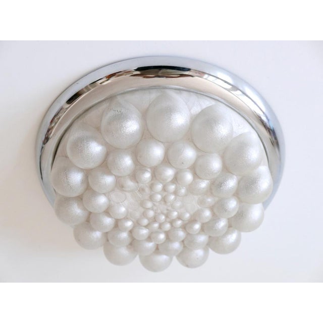 Mid-Century Modern Bubble Flush Mount, Germany, 1970s For Sale - Image 4 of 18