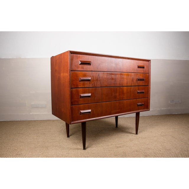 Danish Teak Chest of Drawers by Borge Mogensen for Søborg Mobelfabrik, 1960s For Sale - Image 17 of 18