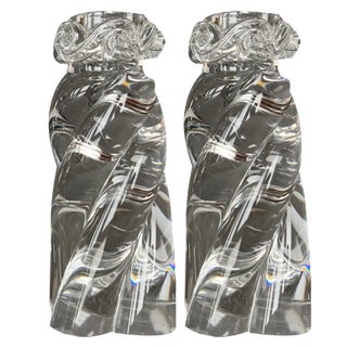 Aladin Candleholders from Baccarat, 1950s, Set of 2 For Sale