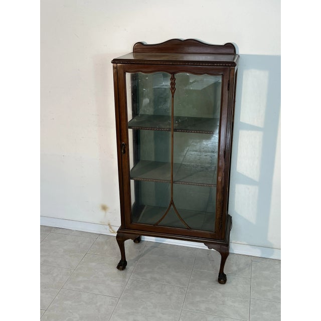 English Art Deco Display Cabinet, 1930s For Sale - Image 4 of 11