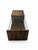 Vintage Art Deco Revival Figured-Wood and Glass Storage Coffee Table For Sale - Image 4 of 12