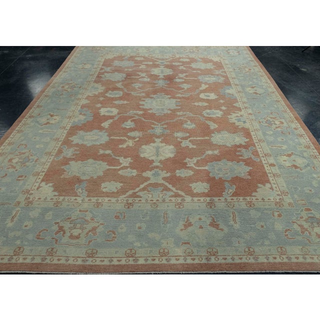 Turkish Oushak Rug 8'8" x 11'11" #18618 Explore a curated collection of hallway runners, wool rugs, and handmade...