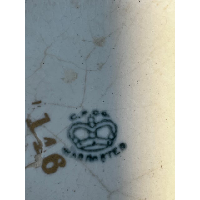 Antique Crown Pottery Pitcher For Sale - Image 6 of 10