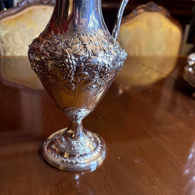 Rococo 1788 - London - Sterling Silver Claret Jug For Sale - Image 3 of 8