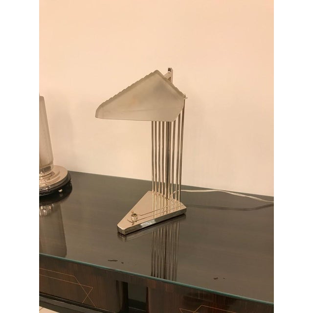 Art Deco French Art Deco Desk Lamp Signed by Gênet Et Michon For Sale - Image 3 of 13