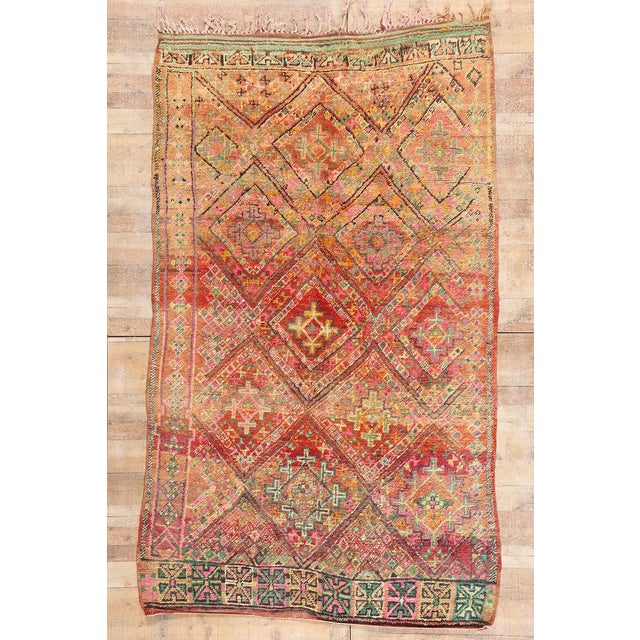 Vintage Beni M'Guild Moroccan Rug, 05'09 X 09'09 For Sale - Image 10 of 10