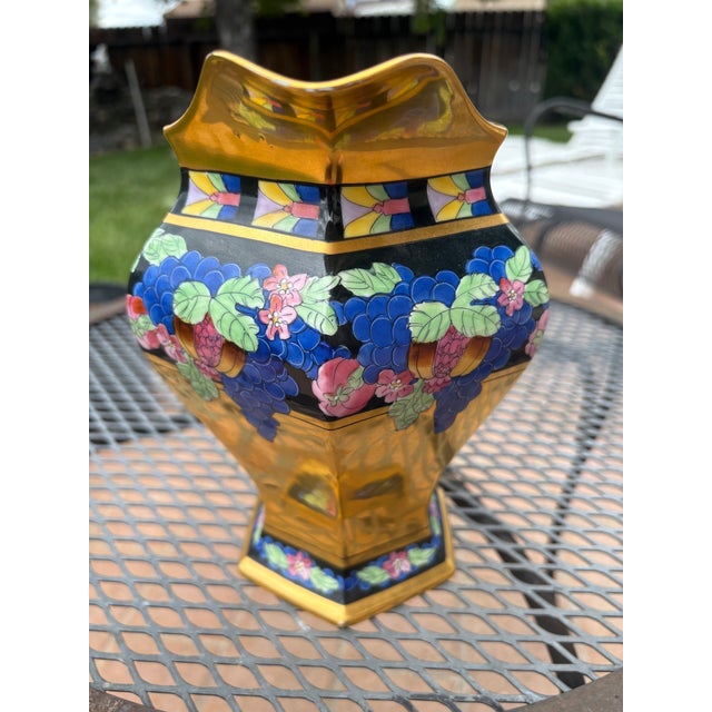 Art Nouveau Pickard Hand Painted Pitcher, Circa 1912-1918 For Sale - Image 3 of 4