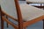 Set of 6 Danish Modern Dining Chairs in Teak in Original Oatmeal Fabric, Denmark For Sale In Orlando - Image 6 of 13