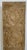 Original retail $1050, stylish Revelation Tribal Mango Wood Small Forebearers Etching Sculpture, black metal base,...